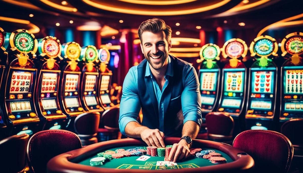 Permainan live casino dengan dealer nyata dan interaktif